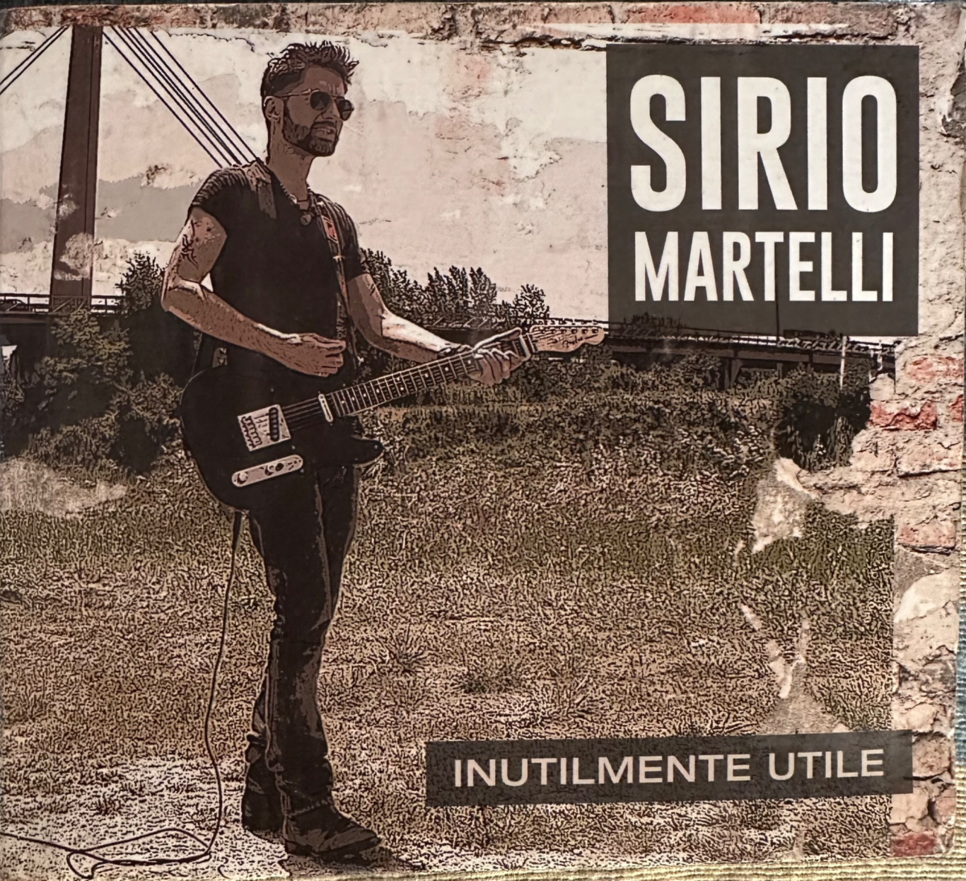 Sirio Martelli - Copertina del disco 'Inutilmente Utile' 