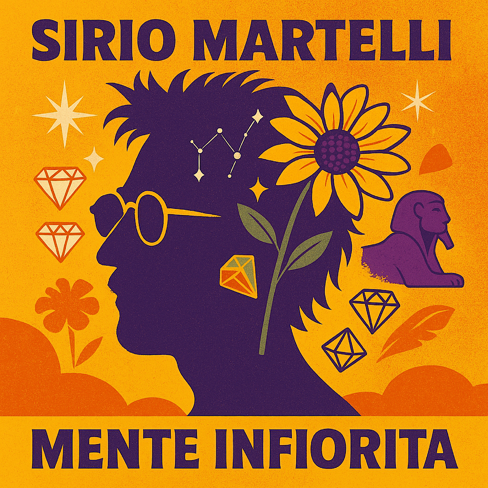 Sirio Martelli canta nella sua stanza con microfono e chitarra, foto in bianco e nero di profilo con giacca di pelle e occhiali scuri